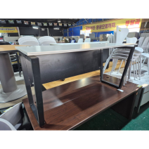 사무용 책상 1400 / 멜론다리+가림판 풀세트