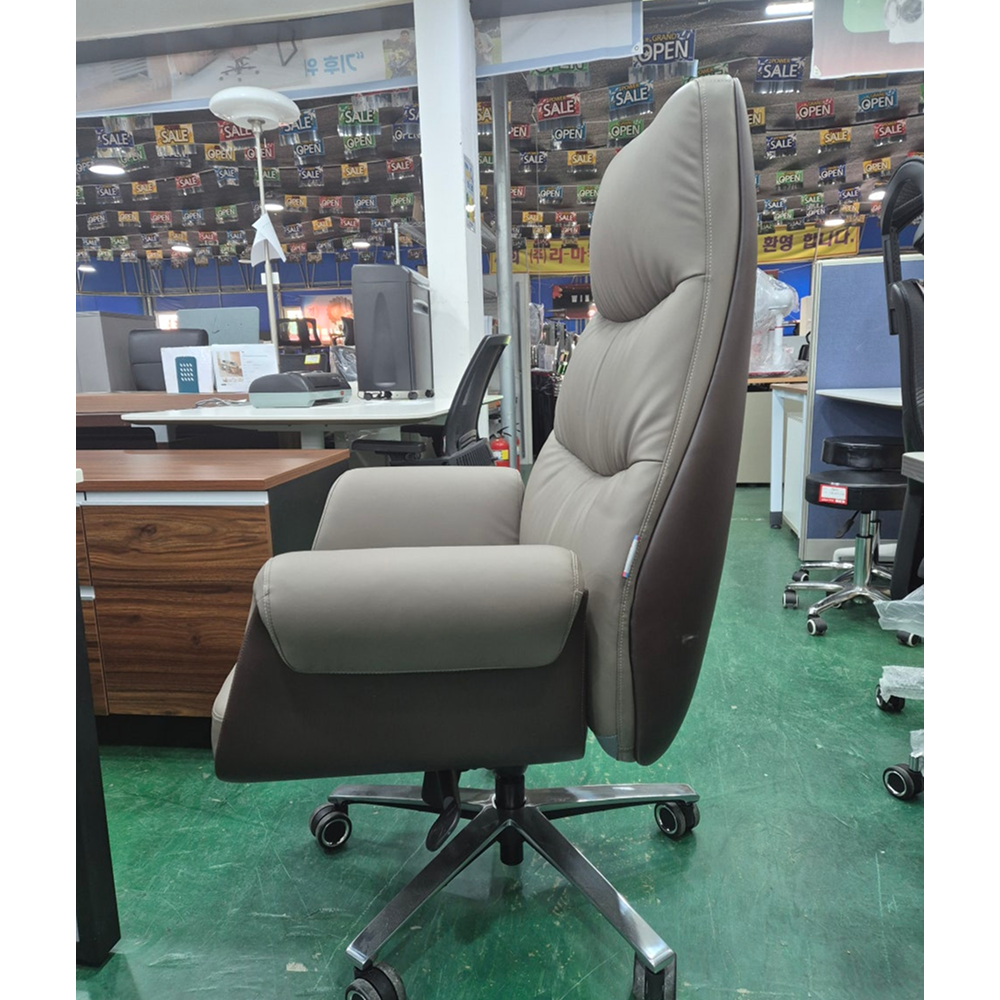 [신품] 파트너 중역의자 / 브라운+베이지