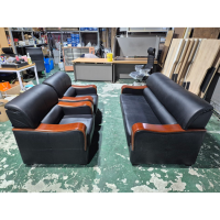 [마지막 재고] 3+1+1 중역 소파 세트