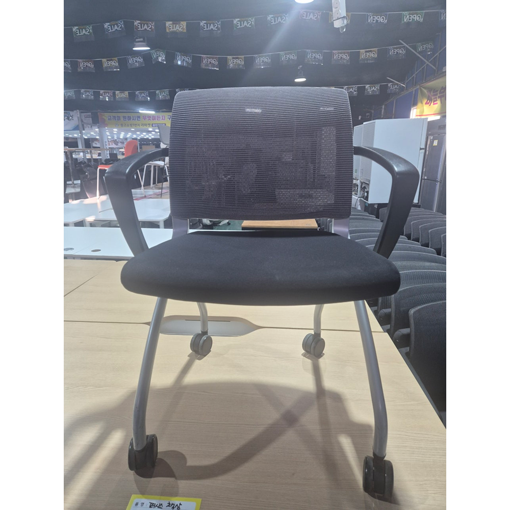 [퍼시스] 회의용 의자 / 이동바퀴+틸팅